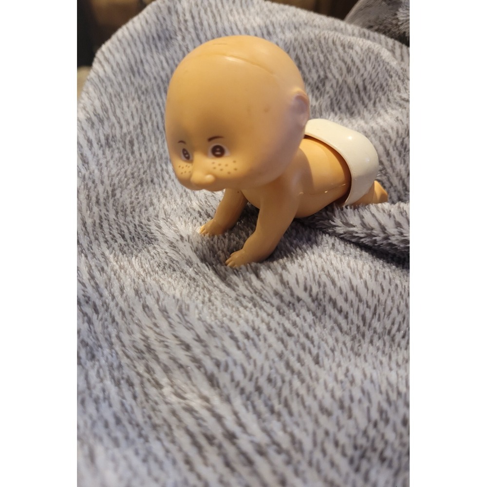 Vintage Tomy Cabbage Patch Kids Crawling Babies # 2586 - wind up 1983 WORKS